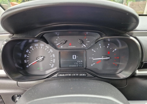 Citroen C3 cena 51900 przebieg: 58000, rok produkcji 2021 z Gniezno małe 497